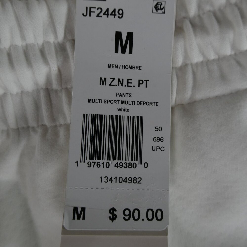Adidas 2-Piece Track Set White Jacket JF2443 & Pants JF2449 W-Large/M-Medium‎ - Picture 12 of 16